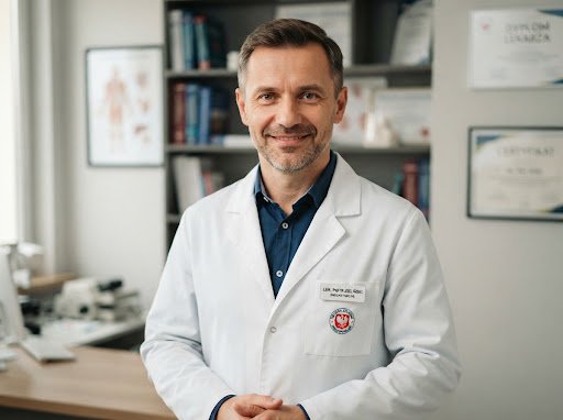 Portret lek. Piotra Zielińskiego, endokrynologa w Centrum Medycznym Vela